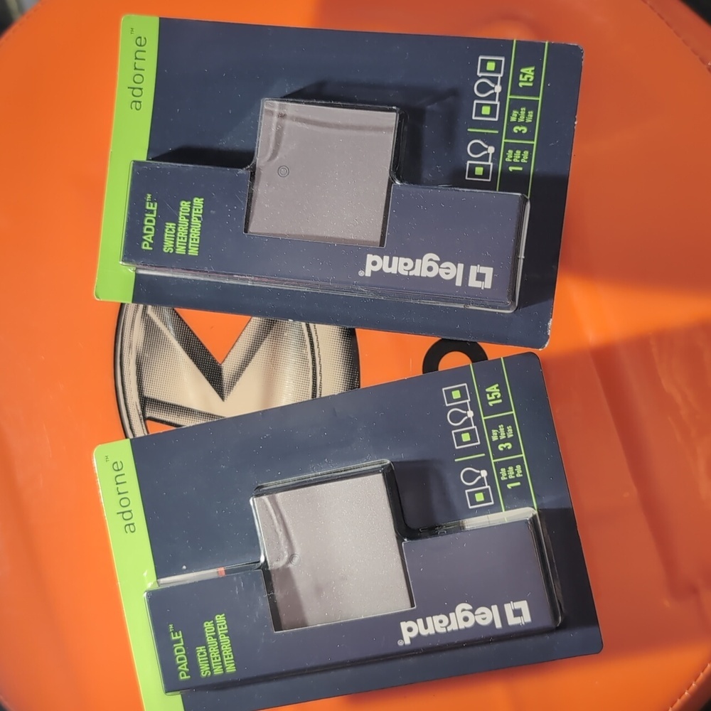 Rare LeGrand Adorne paddle light switches